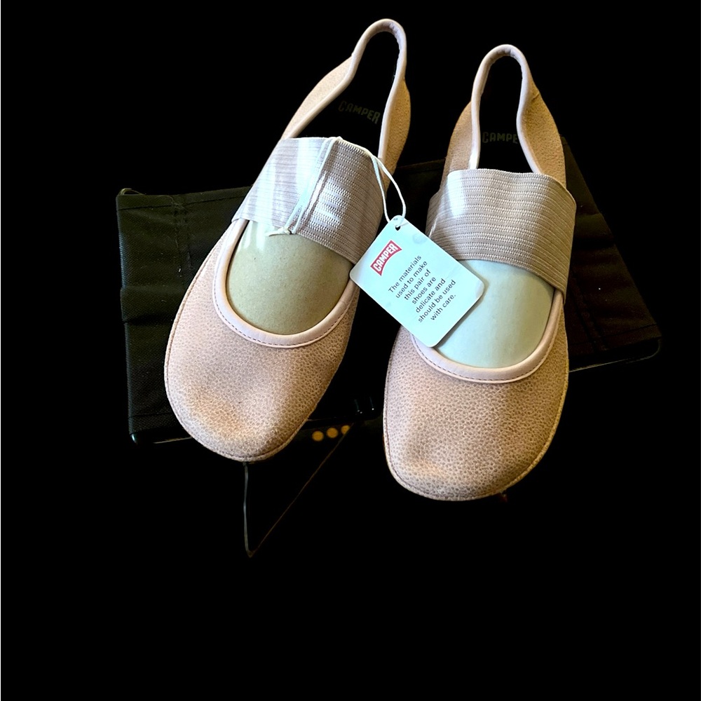 Right Camper Nina, ballerinas in calfskin nubuck